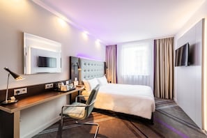 Habitación doble, ducha adaptada | Sistema de insonorización, wifi gratis, ropa de cama