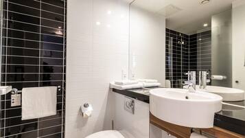 Towels, soap, toilet paper