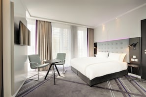 Chambre double, accessible aux personnes à mobilité réduite (Barrier Free Room) | Système d’insonorisation, Wi-Fi, literie fournie