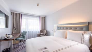 Habitación doble estándar | Insonorización, wifi gratis y ropa de cama