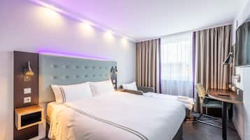 Standard-Dreibettzimmer | Schallisolierte Zimmer, kostenloses WLAN, Bettwäsche