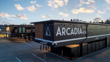 Fachada de la propiedad