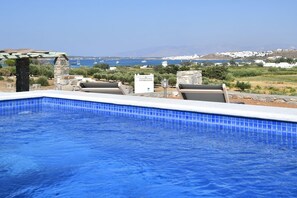 House | 2 bedrooms - Happy 2-bedroom sea View House Pool Jacuzzi (Paros)