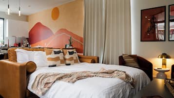 3 slaapkamers, een bureau, een strijkplank/strijkijzer, gratis wifi