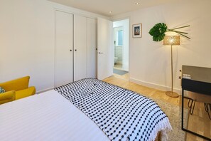 2 chambres, fer et planche Ă repasser, Wi-Fi, draps fournis