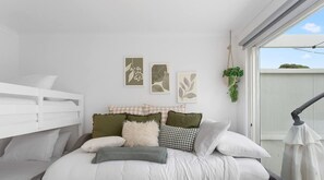 4 bedrooms, iron/ironing board, travel crib, WiFi