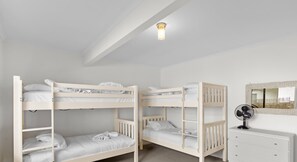 3 bedrooms, iron/ironing board, travel cot, WiFi