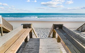 Sun loungers, beach towels