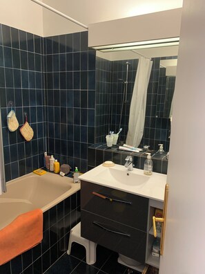 Asciugacapelli, asciugamani, sapone, shampoo