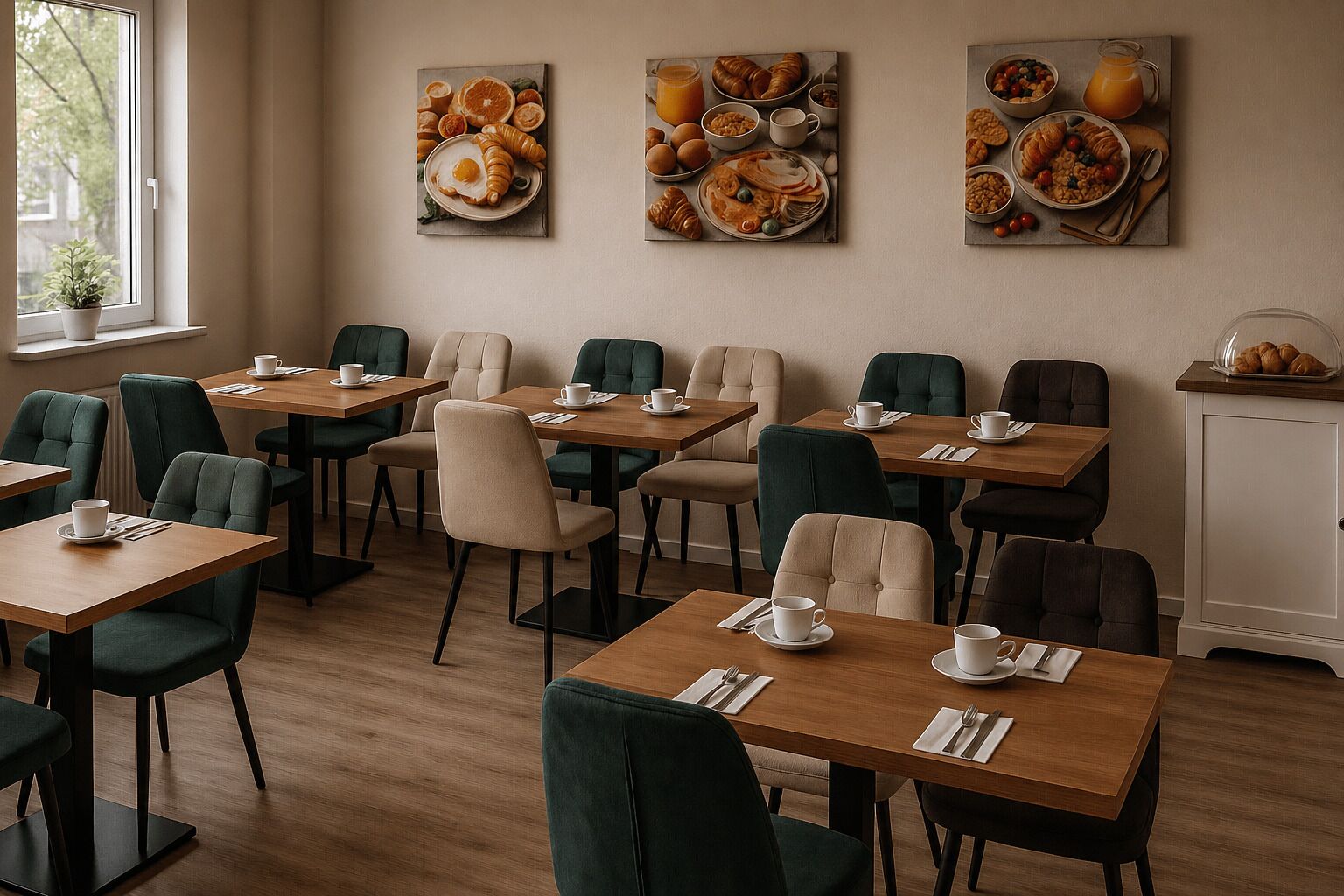 Bữa sáng buffet hàng ngày với phụ phí nhỏ 