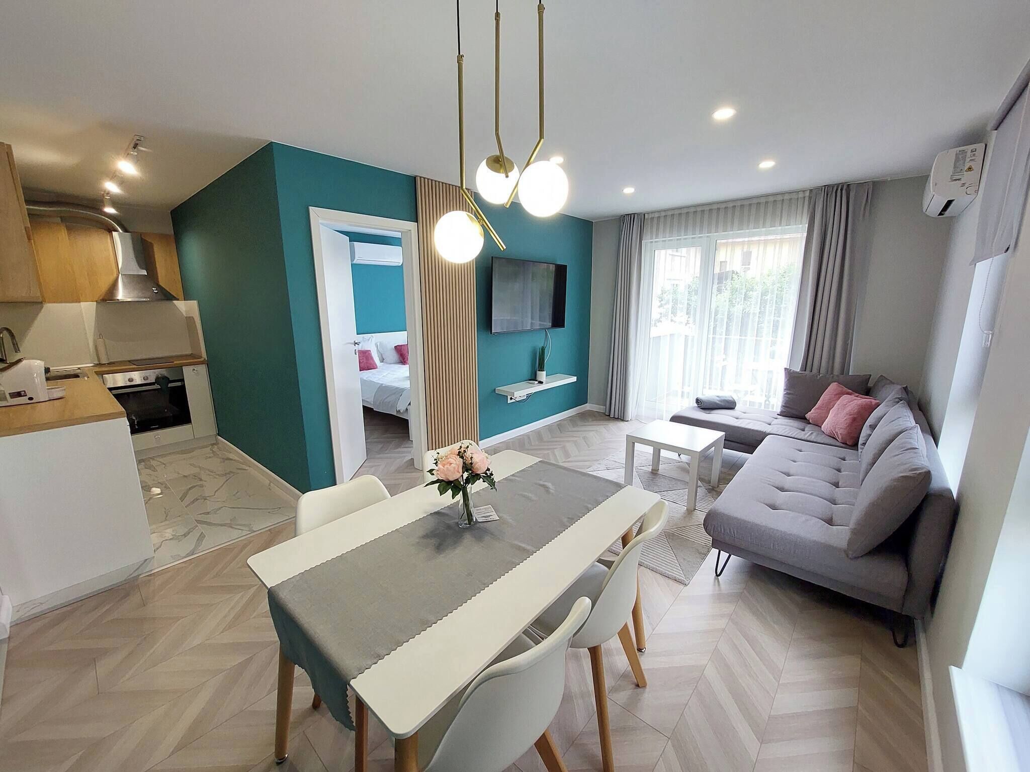 Apartamento, 2 quartos | Sala de jantar