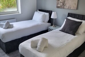 2 chambres, fer et planche à repasser, Wi-Fi, draps fournis