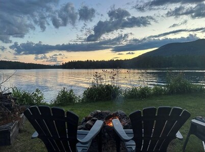 Lakefront 3-bedroom, 2-bath house on Moose Pond in Denmark Maine with AC, WiFi