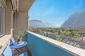 Standard Apartment, Multiple Bedrooms, 2 Bathrooms (Garda Lake View From The 7th Floor) | Outdoor dining