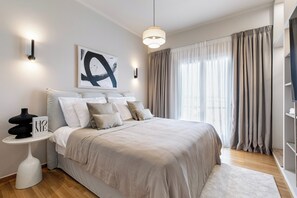 Family Apartment, Balcony, City View | 4 bedrooms, Egyptian cotton sheets, premium bedding, down comforters - Syntagma Acropolis View Residence (Athens)