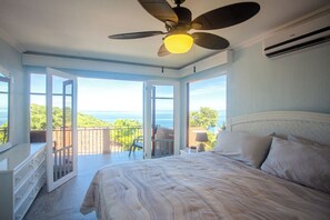 4 bedrooms, iron/ironing board, free WiFi, bed sheets - Beachfront Villa w/ Private Pool in Playa Azul with Panoramic View, Beach Access (Playa Azul, Ocotal)