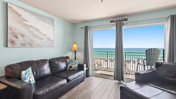 Condo, 1 King Bed with Sofa bed (Pelican Isle 411) | Living area | TV
