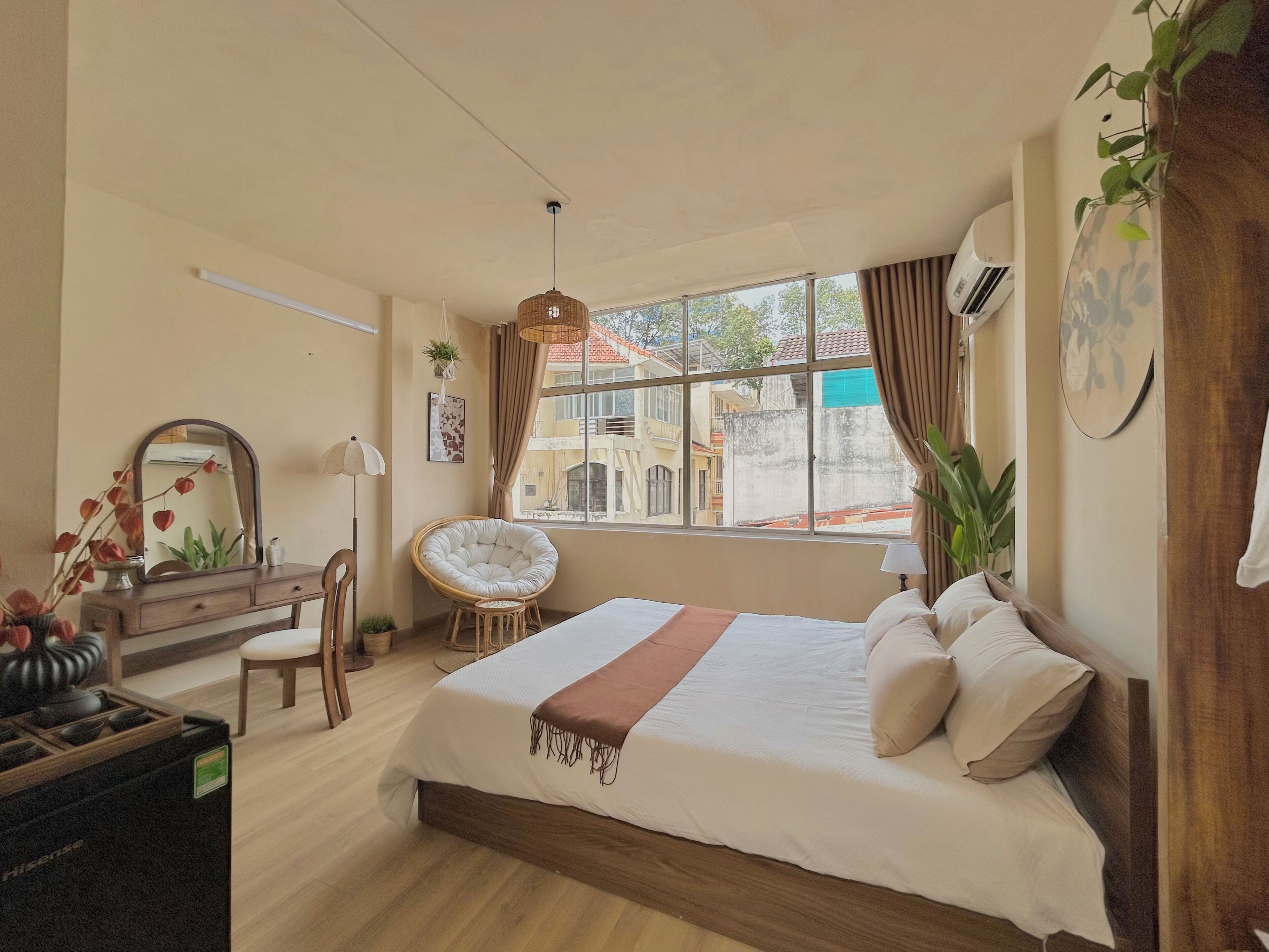 1 habitación y ropa de cama 