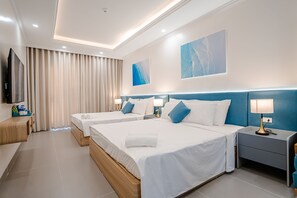 Deluxe Double or Twin Room, Balcony, City View | Desk, soundproofing, iron/ironing board, free WiFi - Lotus Sam Son Hotel (Sam Son)