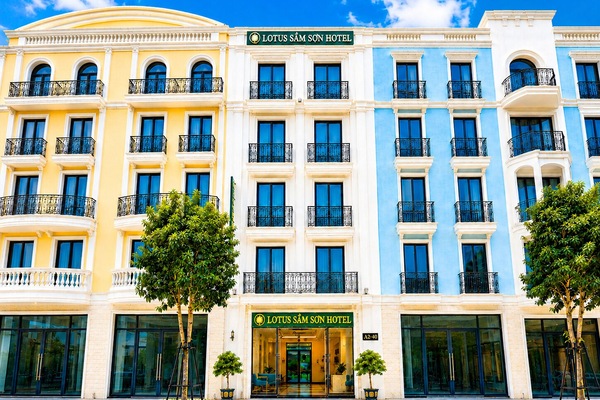 Façana frontal de l'allotjament