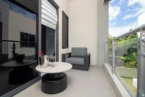 Deluxe Villa, Balcony, Garden View | Terrace/patio - Coastal Escape in Tower Isle BeachNearby (Tower Isle)