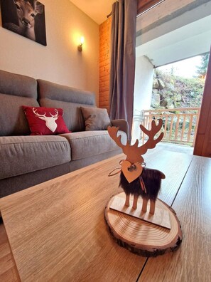 TV - 200m from ski slopes, floor -1, terrace, ski locker, 45m², Valfréjus (Valfréjus)