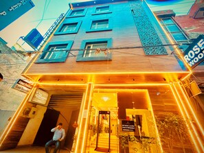 Façade de l’hébergement