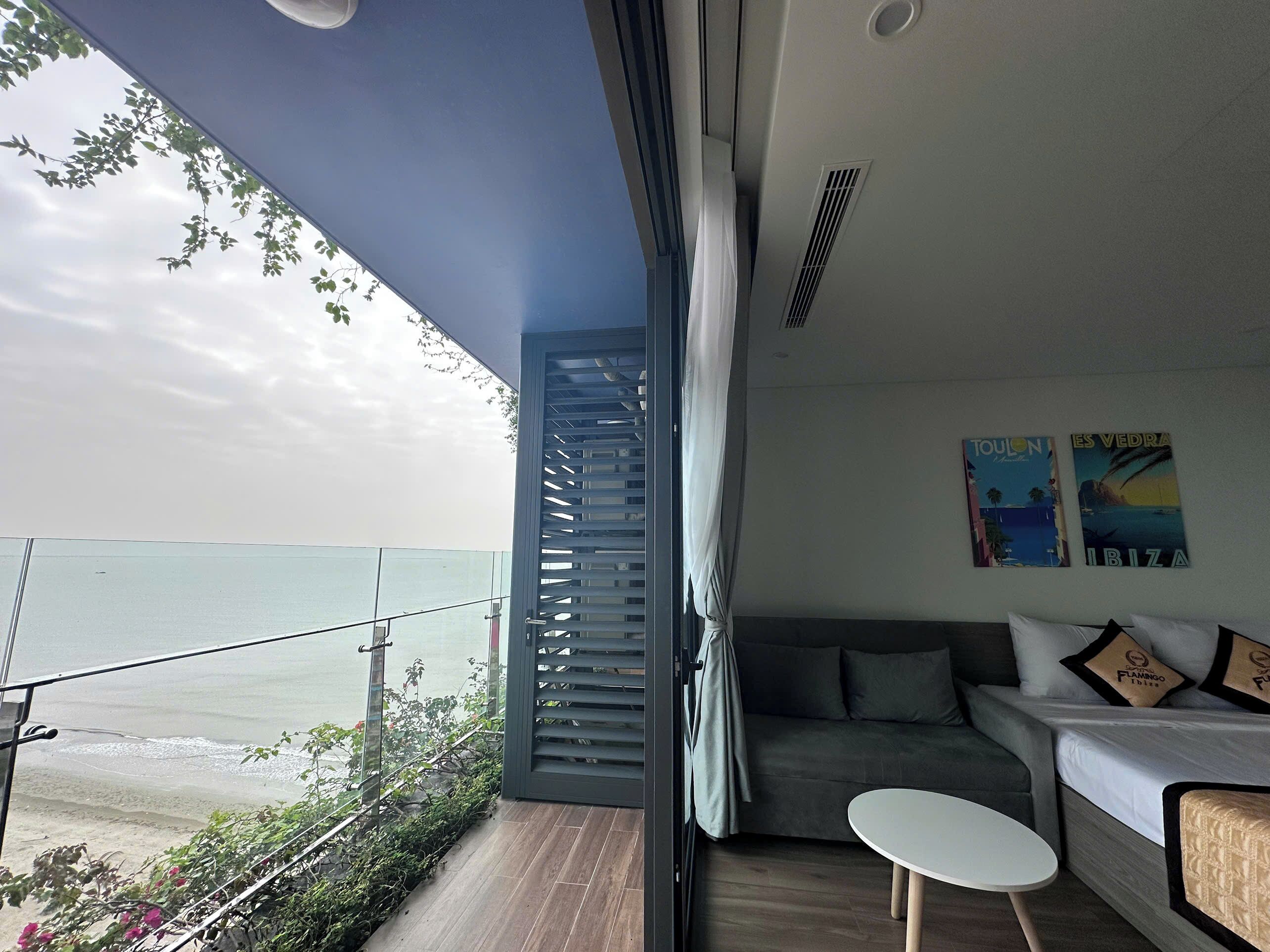 Studiosvit Junior - utsikt mot stranden | Terrass/Patio