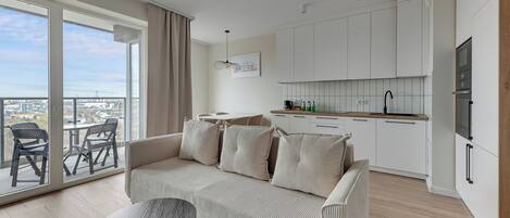 Departamento, vista a la ciudad | 2 habitaciones, tabla de planchar con plancha y wifi gratis