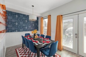 Dining - Backyard Dome, Games, Home in Corktown 4bd 2ba (Detroit)