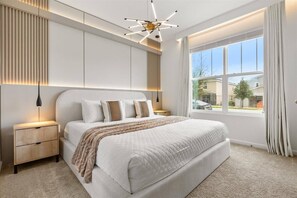 4 bedrooms, travel crib, WiFi, bed sheets