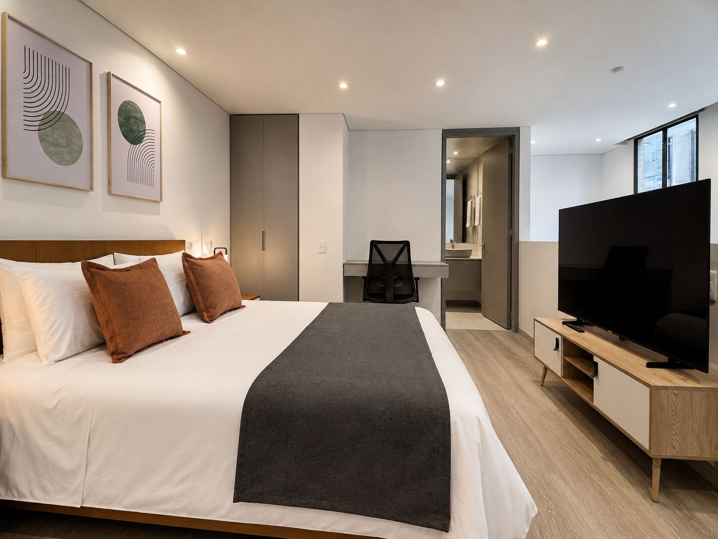 Toetasjesleilighet – premium, terrasse | 1 soverom, skrivebord, strykejern/-brett og wi-fi (inkludert)