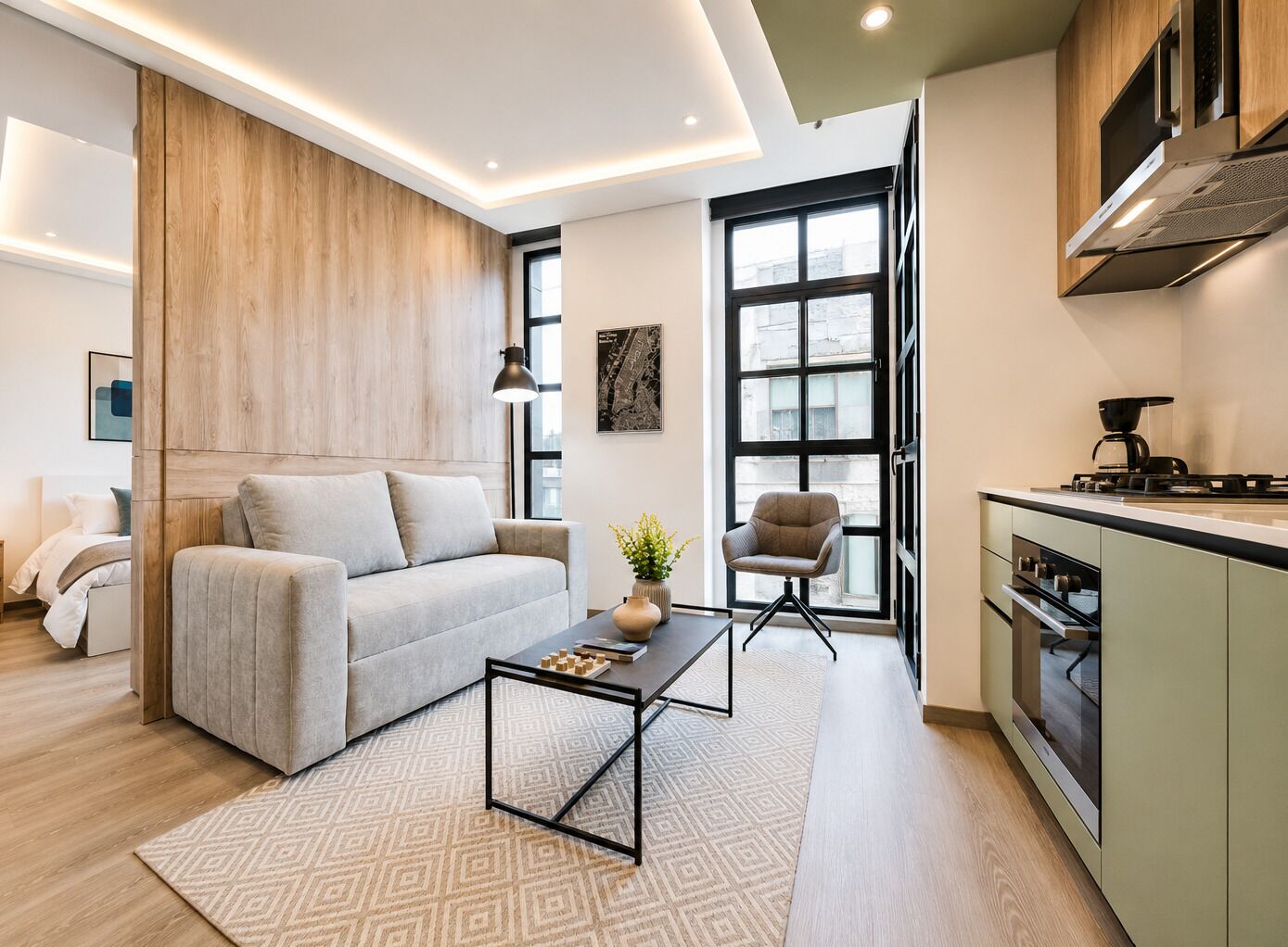 Standard Apartment, Balcony | 1 bedroom, desk, iron/ironing board, free WiFi
