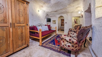 Family Double Room | Egyptian cotton sheets, premium bedding, free minibar items