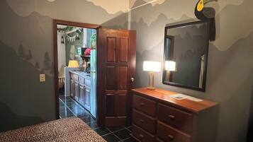 1 bedroom, in-room safe, iron/ironing board, travel cot