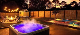 *MiniGolf-Hot Tub-Firepit-Games*