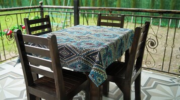 Comfort Quadruple Room, Garden View | Terrace/patio