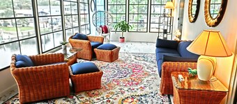 Family-Friendly Riverfront Home w/ Game Room, Kayaks, Swim Mat & Space to Play