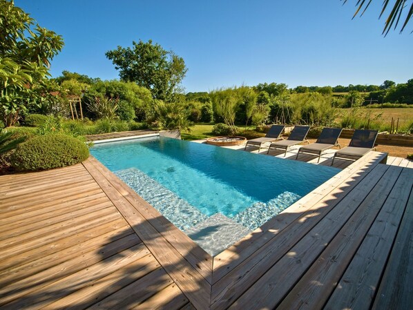 Una piscina climatizada