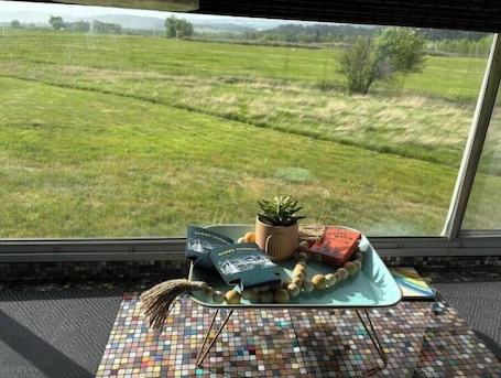 Interior. Gypsy Sol—caravan deluxe!