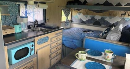 Glacier, chill out in this cool camper!