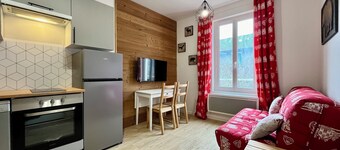 Apartment T2 22m² Les Brumes, 1km from downtown Mont dore