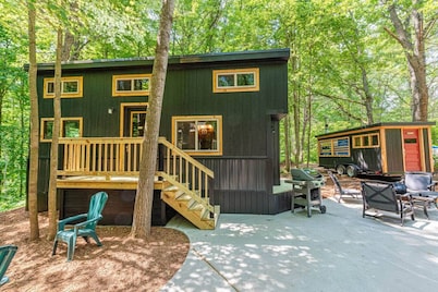 River Retreat Tiny Homes:Wood Sauna/Rec Room/River