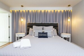 4 bedrooms, iron/ironing board, travel crib, WiFi