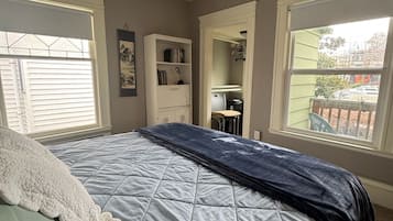 1 slaapkamer, een bureau, gratis wifi, beddengoed