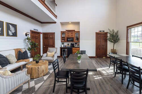 Villa in the heart of Amish Country with amazing rooms, wide porches, beautiful views, and walking distance to Berlin's dining and shopping.