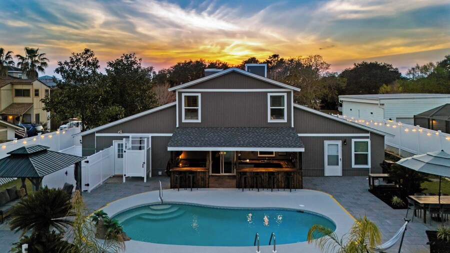 Stylish Panama City Home w/ Pool, Tiki Bar, & Walkable Beach Access