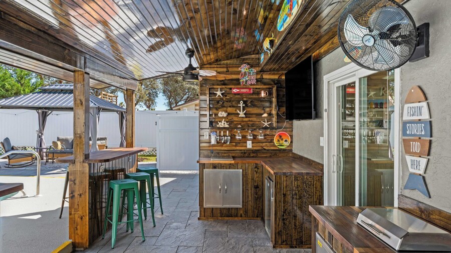 Stylish Panama City Home w/ Pool, Tiki Bar, & Walkable Beach Access