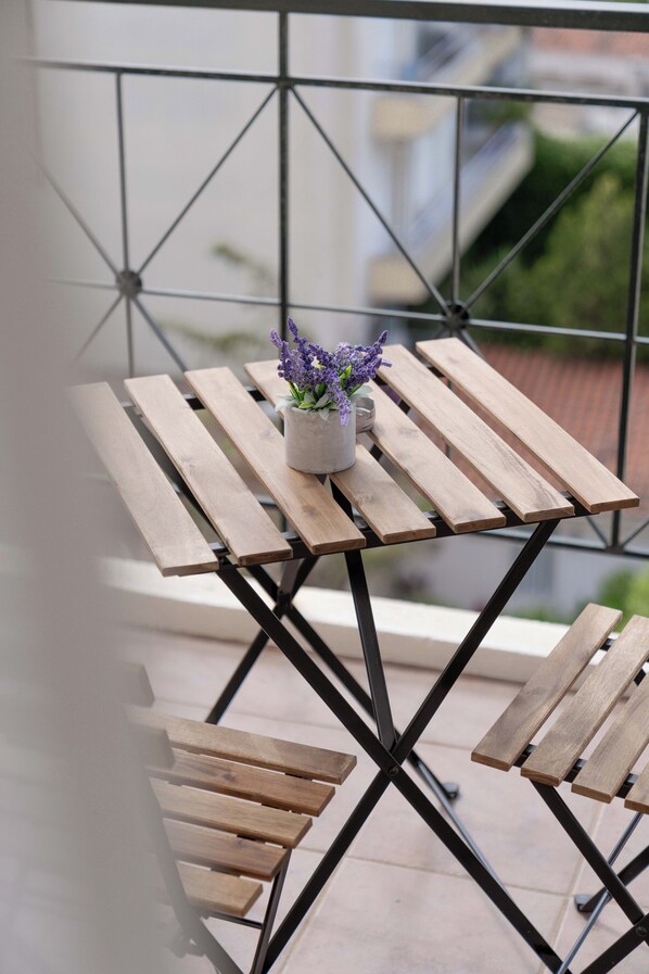 Apartamento Deluxe, vistas a la ciudad | Terraza o patio