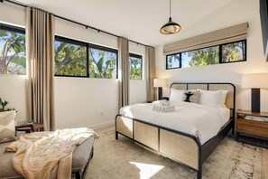 2 bedrooms, iron/ironing board, travel cot, WiFi